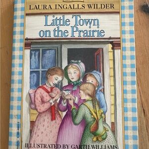 Scholastic Little Town on the Prairie Book - Blue and Yellow